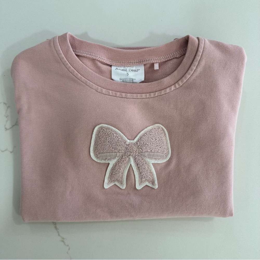 Angel Dear Pink Bow Sweatshirt